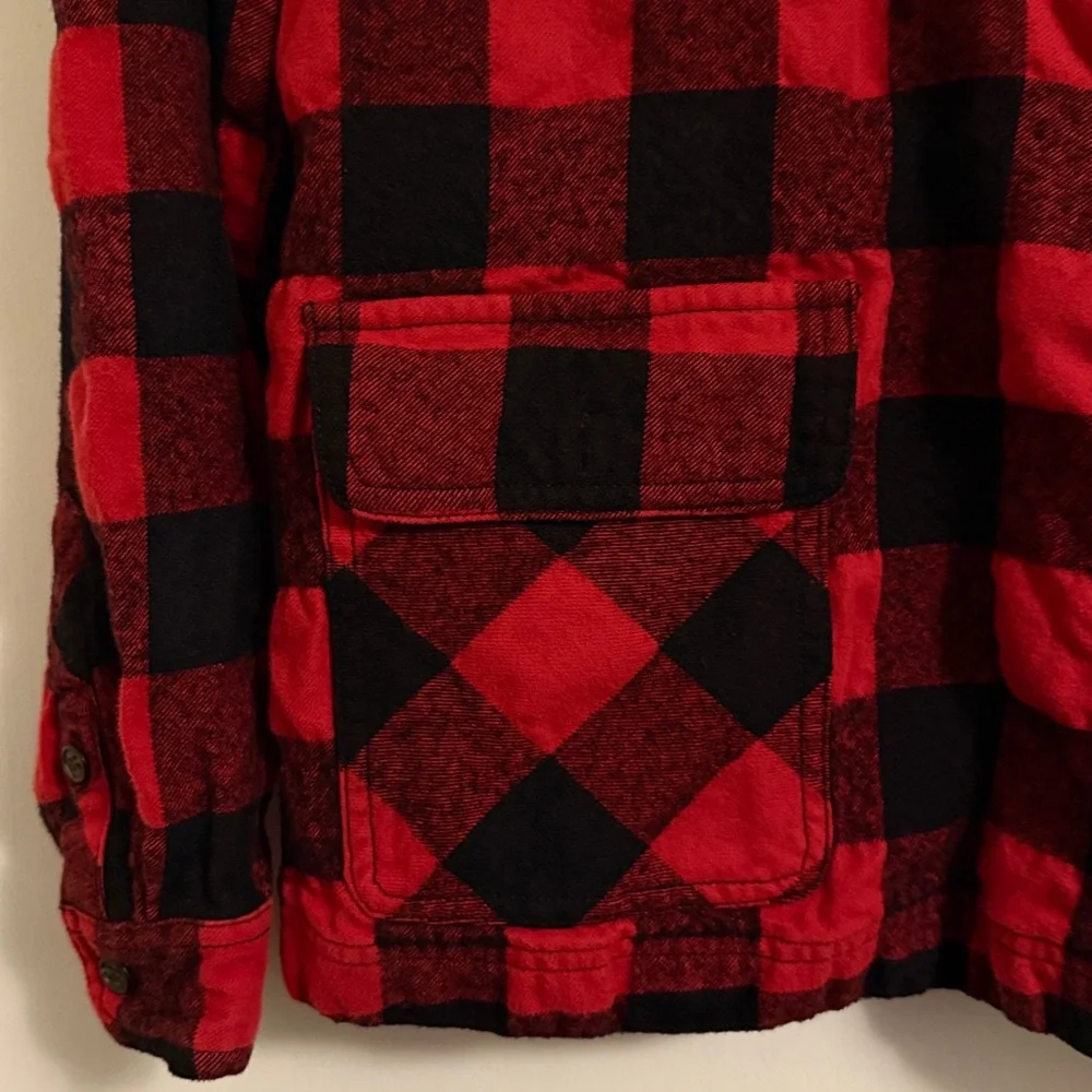 Red and Black Plaid Jacket